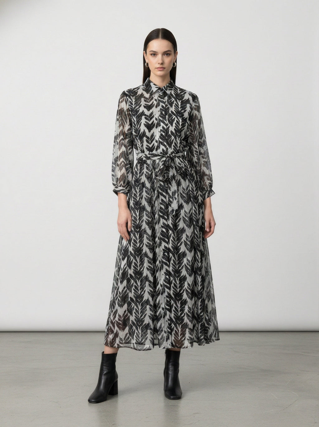 Abito lungo fantasia