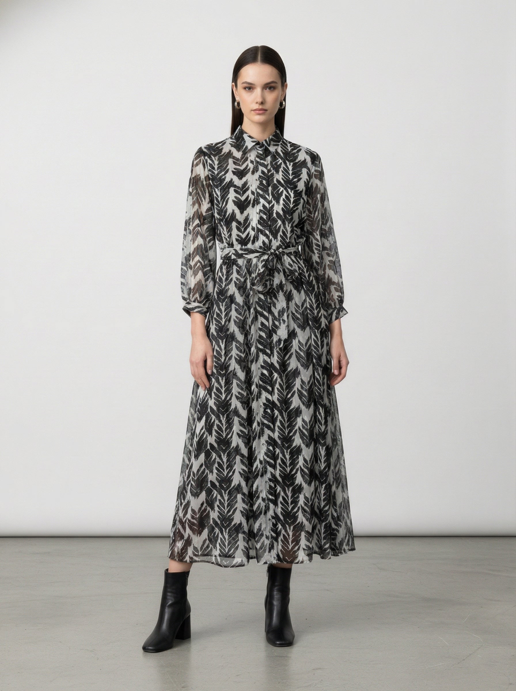 Abito lungo fantasia