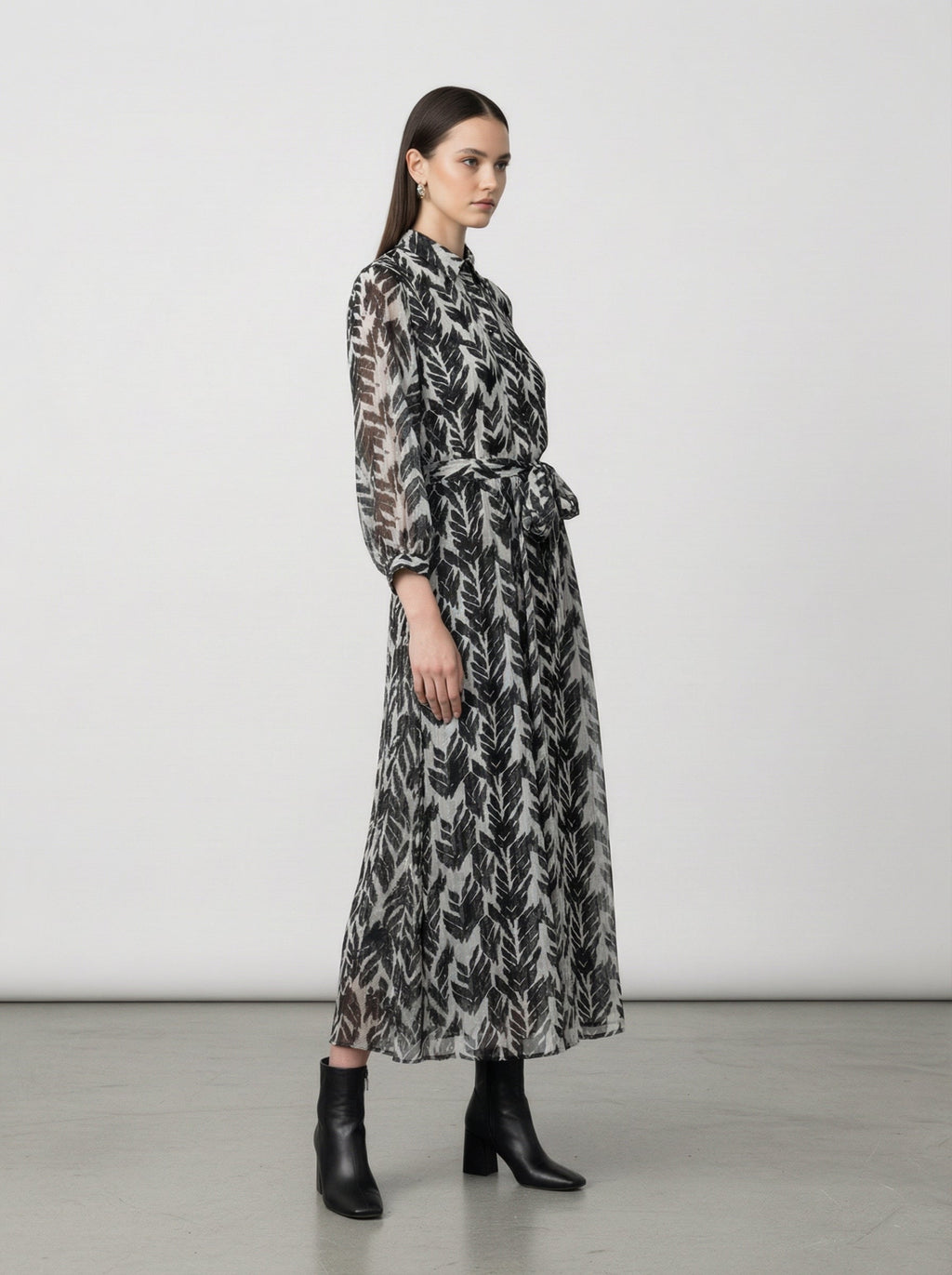 Abito lungo fantasia