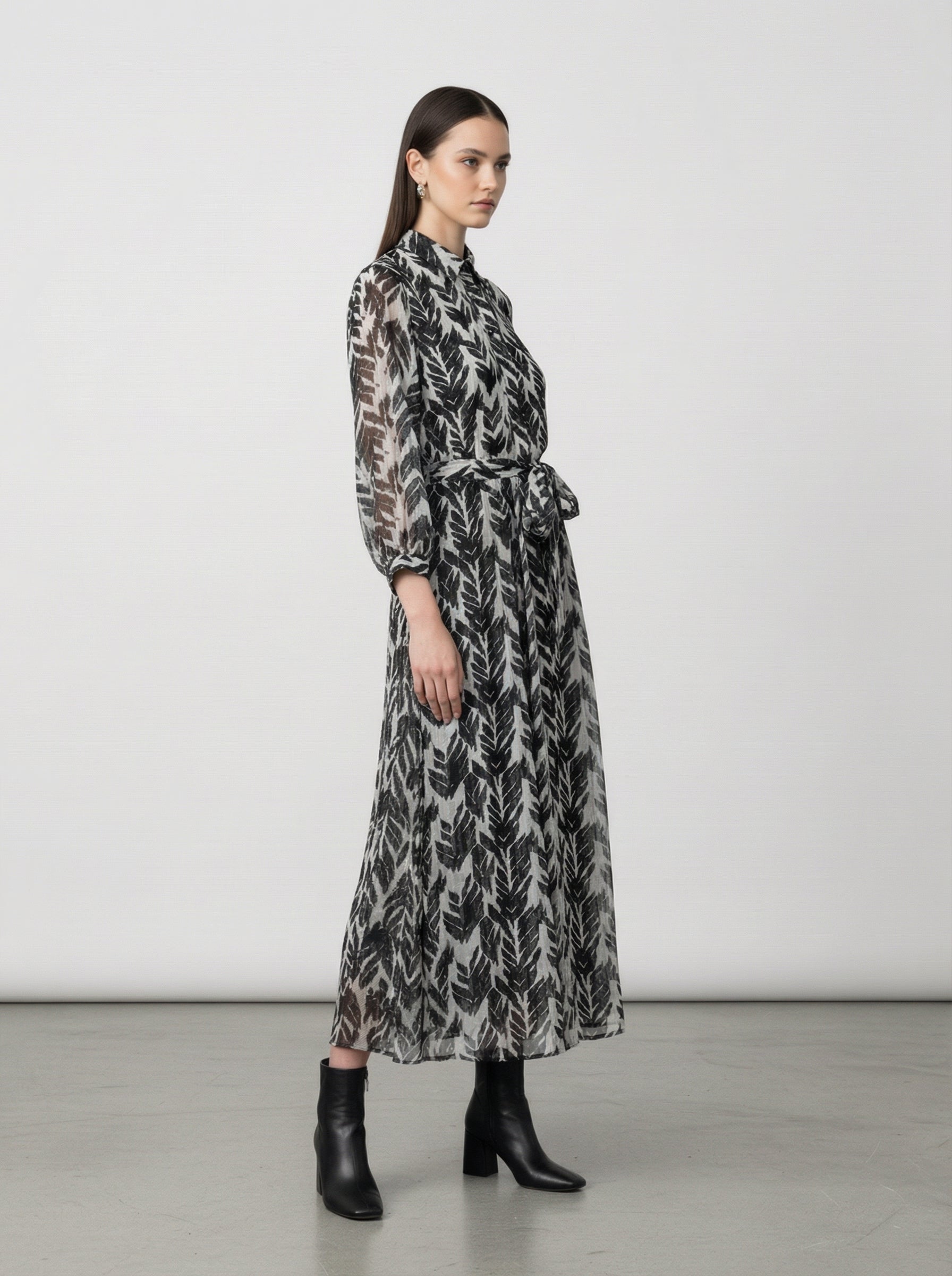 Abito lungo fantasia