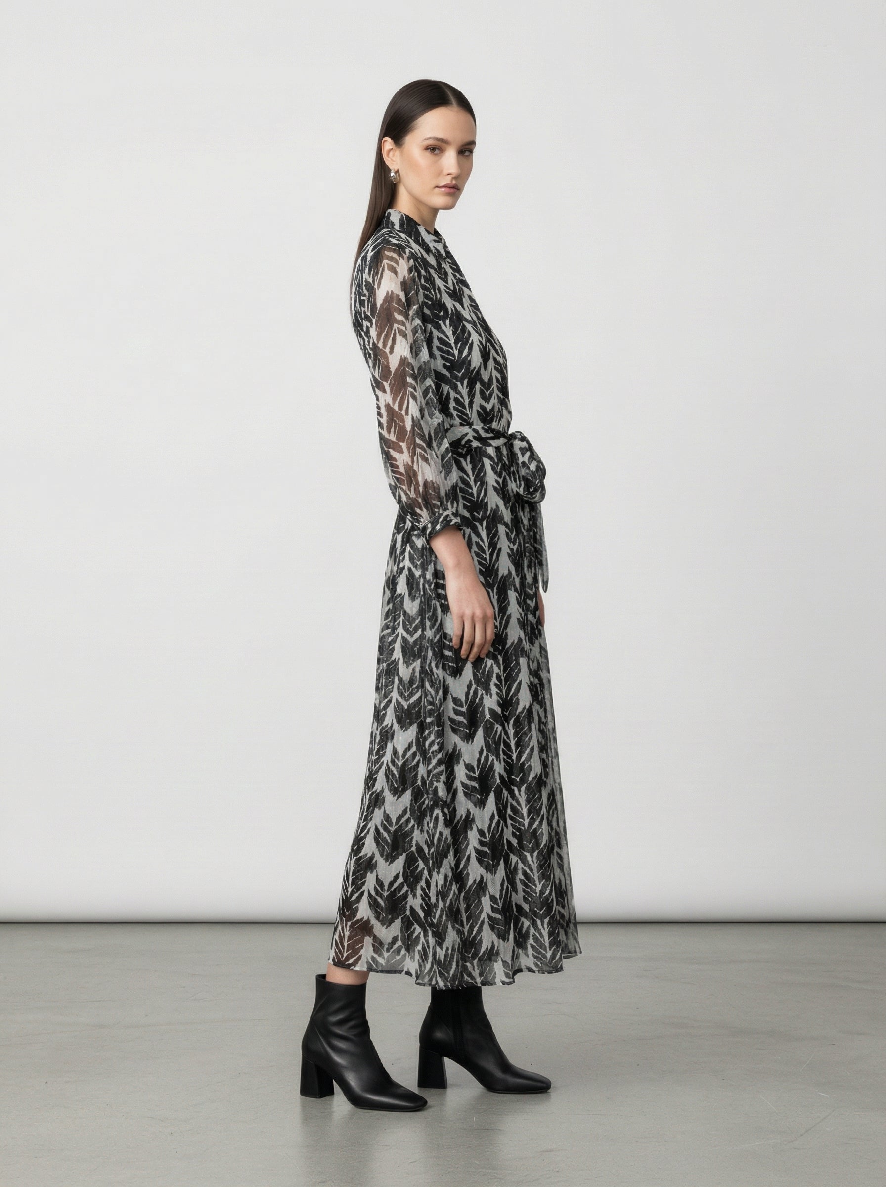 Abito lungo fantasia