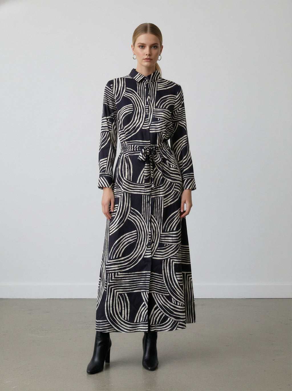 Abito lungo fantasia