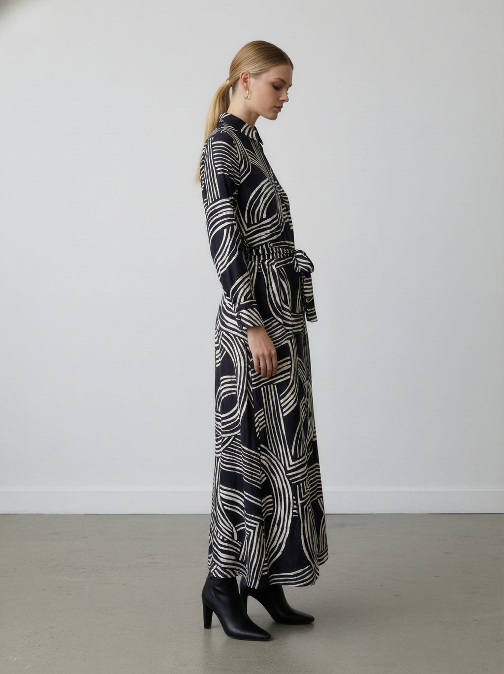 Abito lungo fantasia