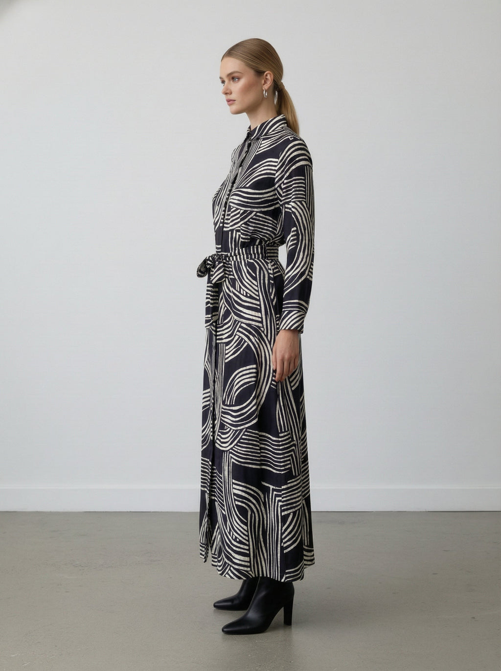 Abito lungo fantasia