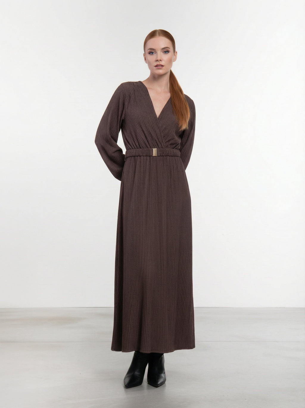 Abito Lungo con Cintura