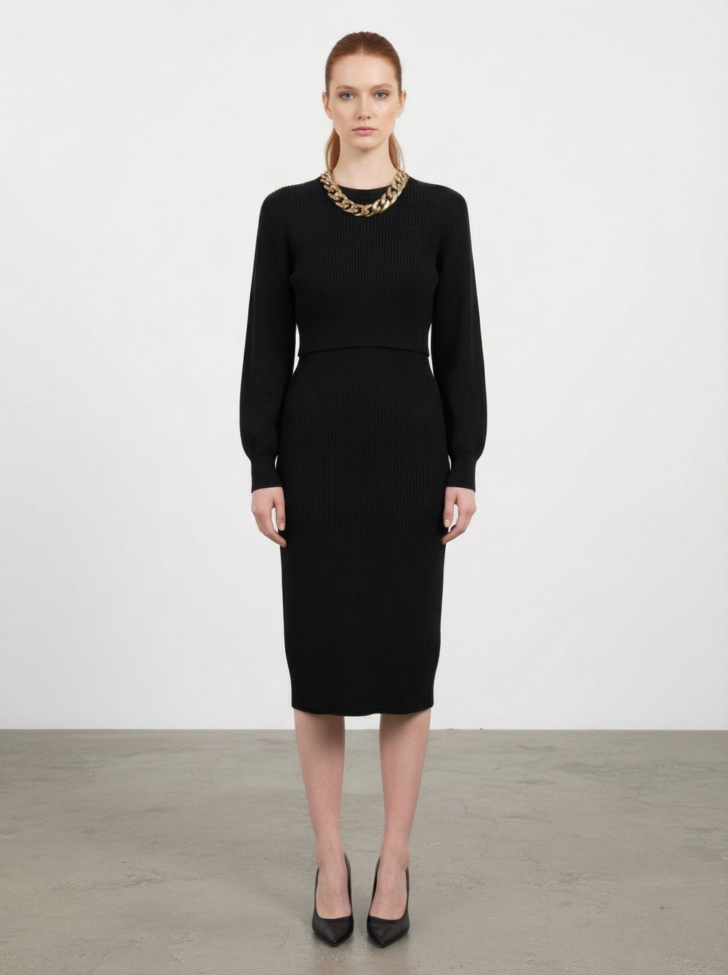 Abito due pezzi con collana