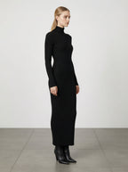 Abito lungo a costine