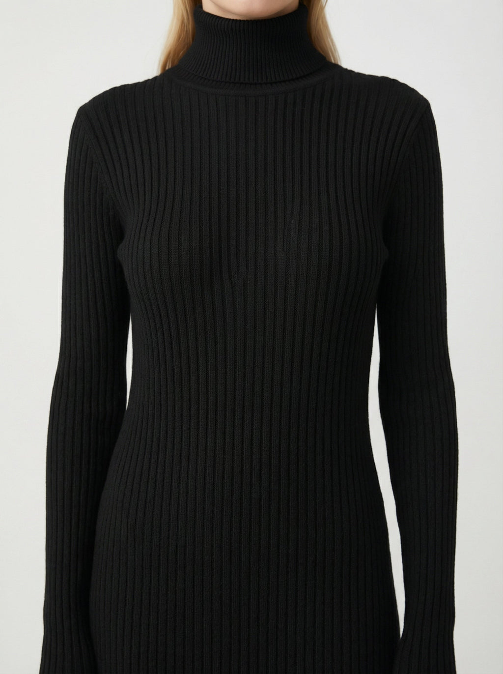 Abito lungo a costine