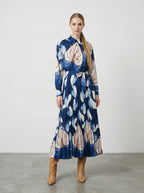 Abito lungo plissettato