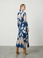 Abito lungo plissettato