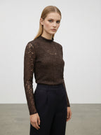 Blusa in pizzo elegante