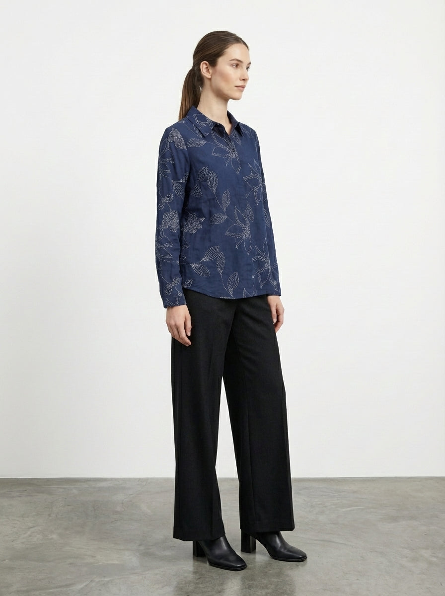 Camicia elegante con ricami