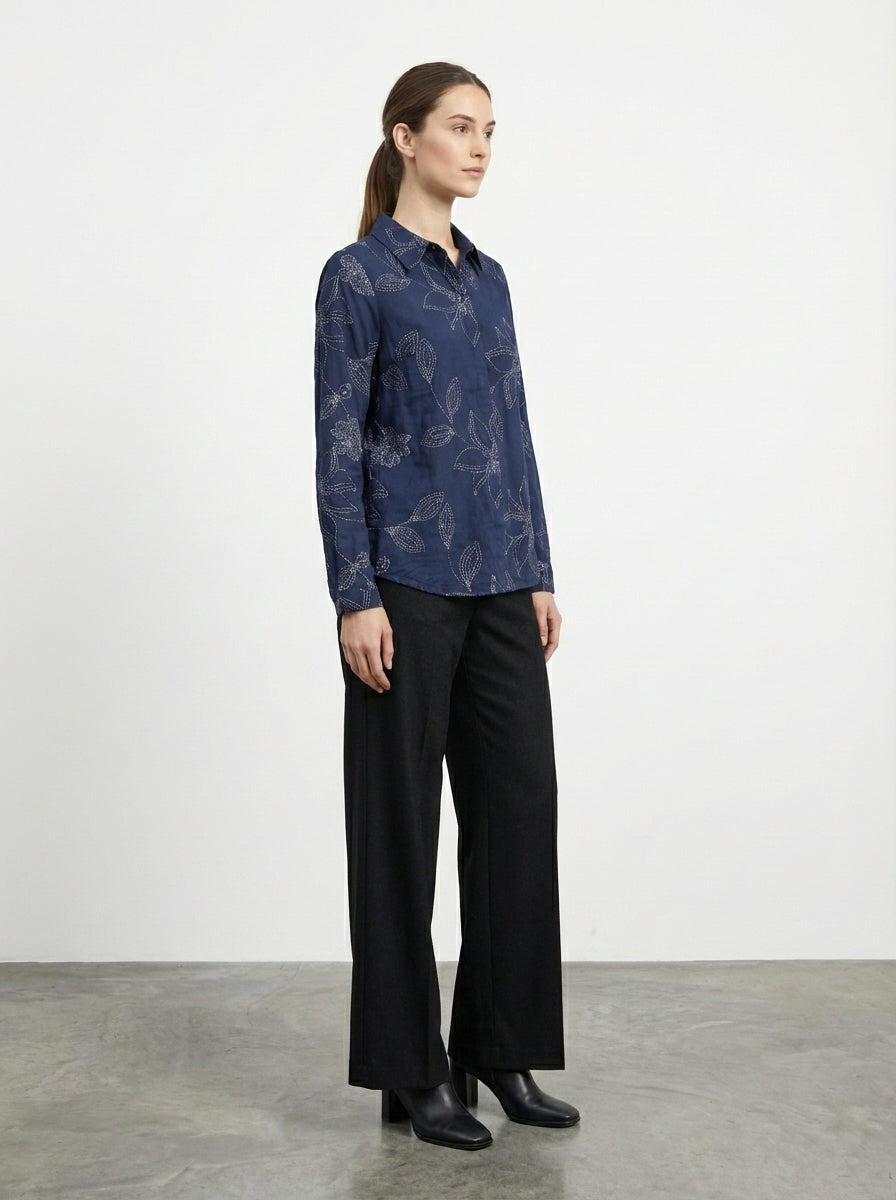 Camicia elegante con ricami