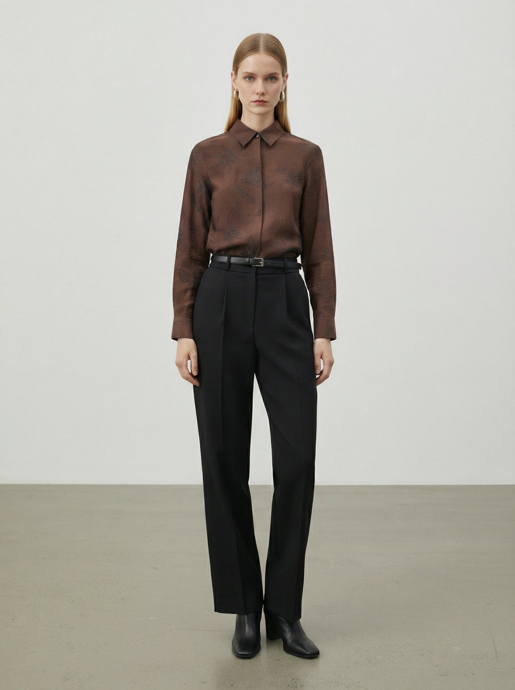 Camicia elegante con ricami