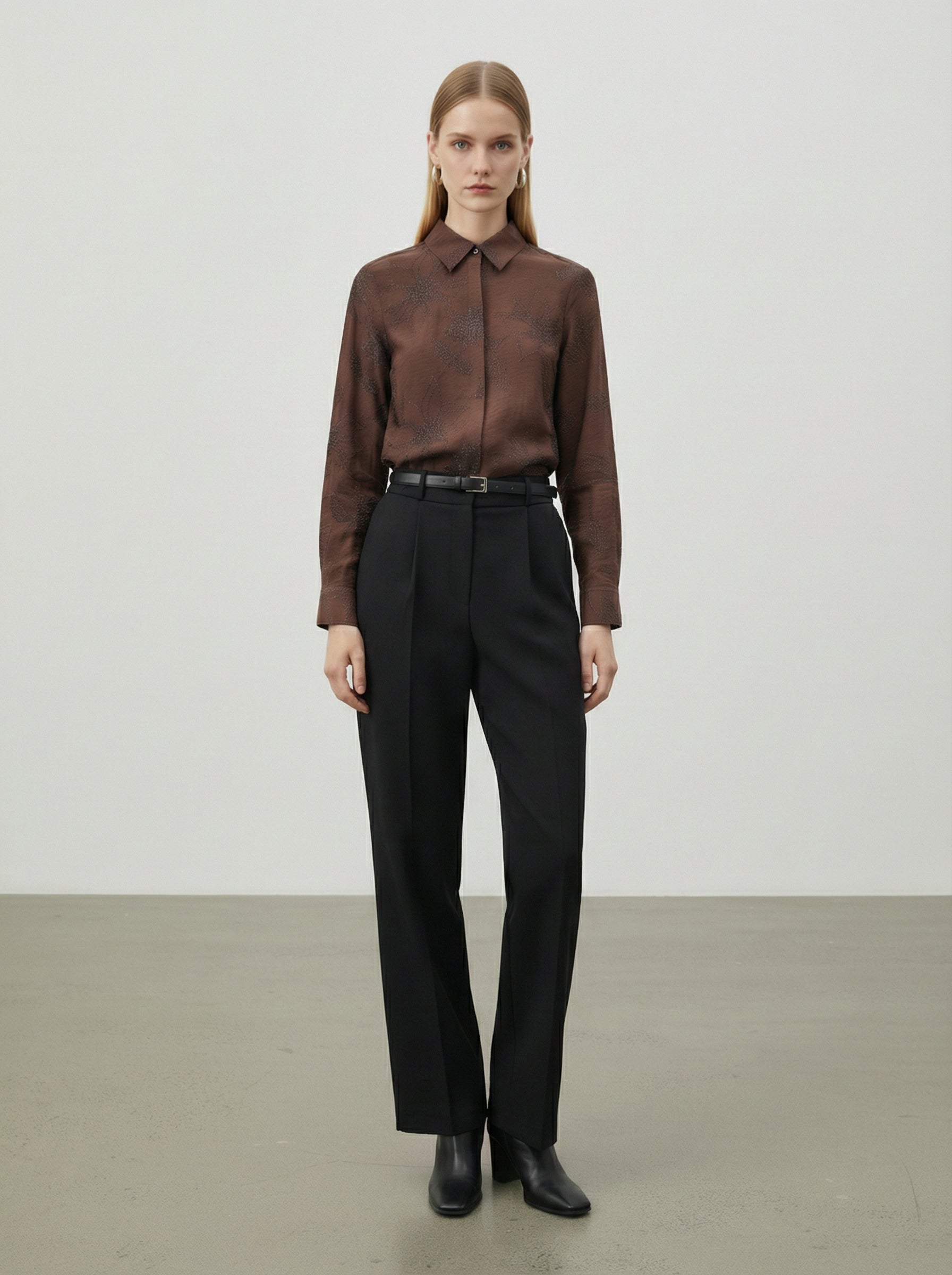 Camicia elegante con ricami