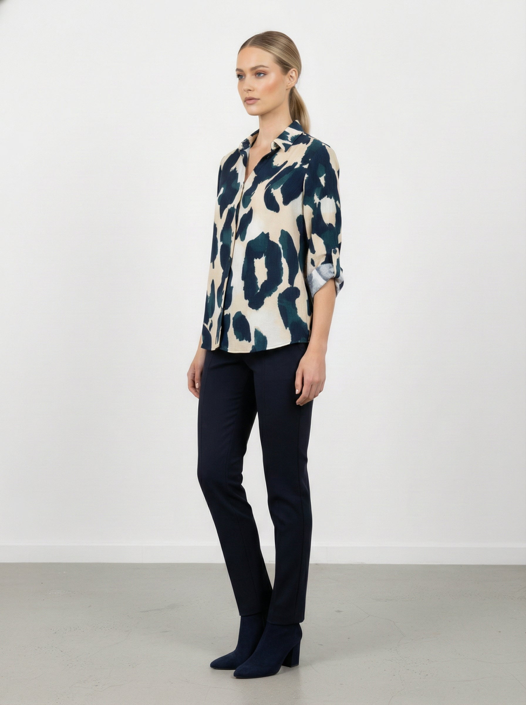 Camicia stampa animalier