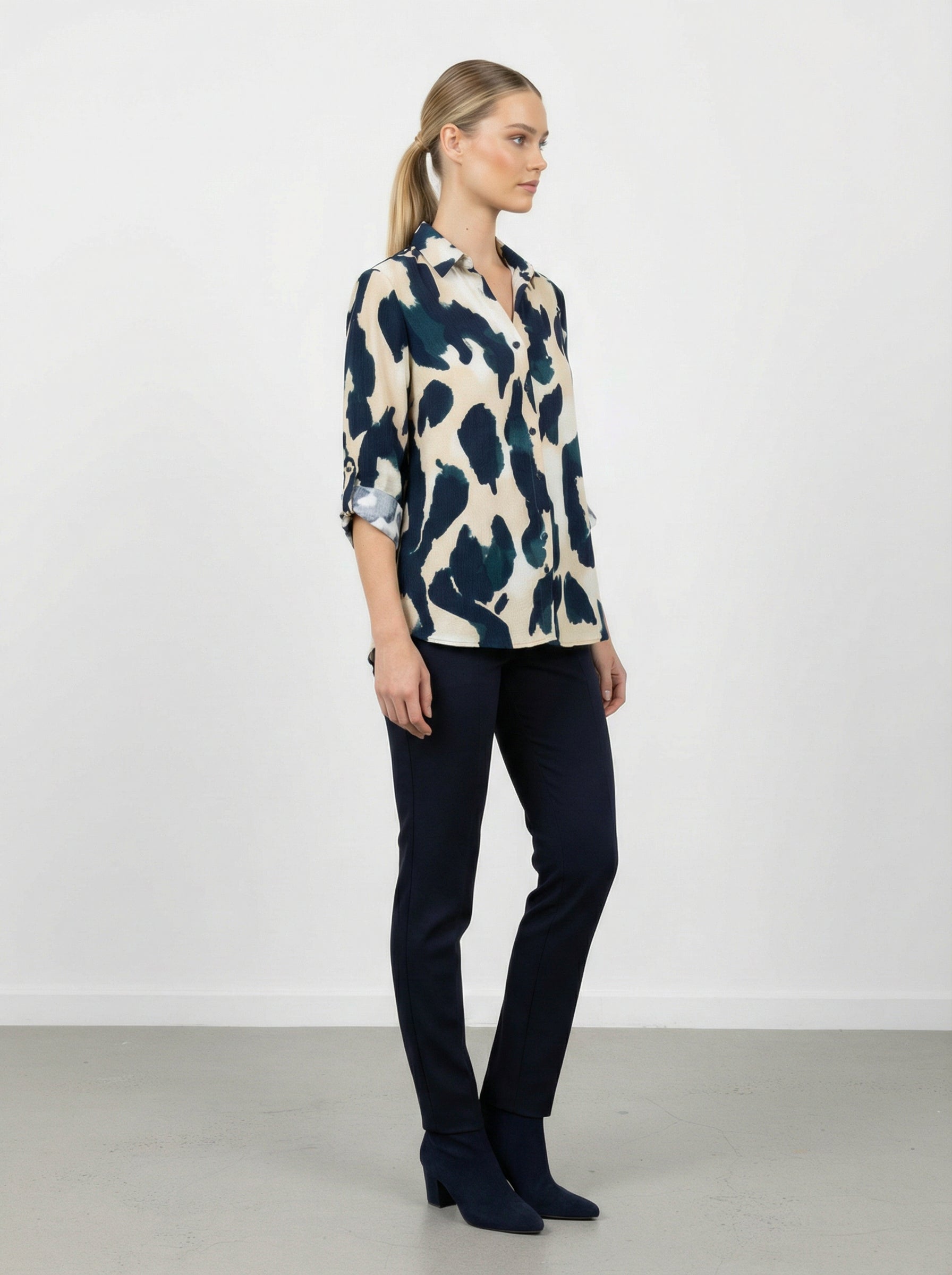 Camicia stampa animalier
