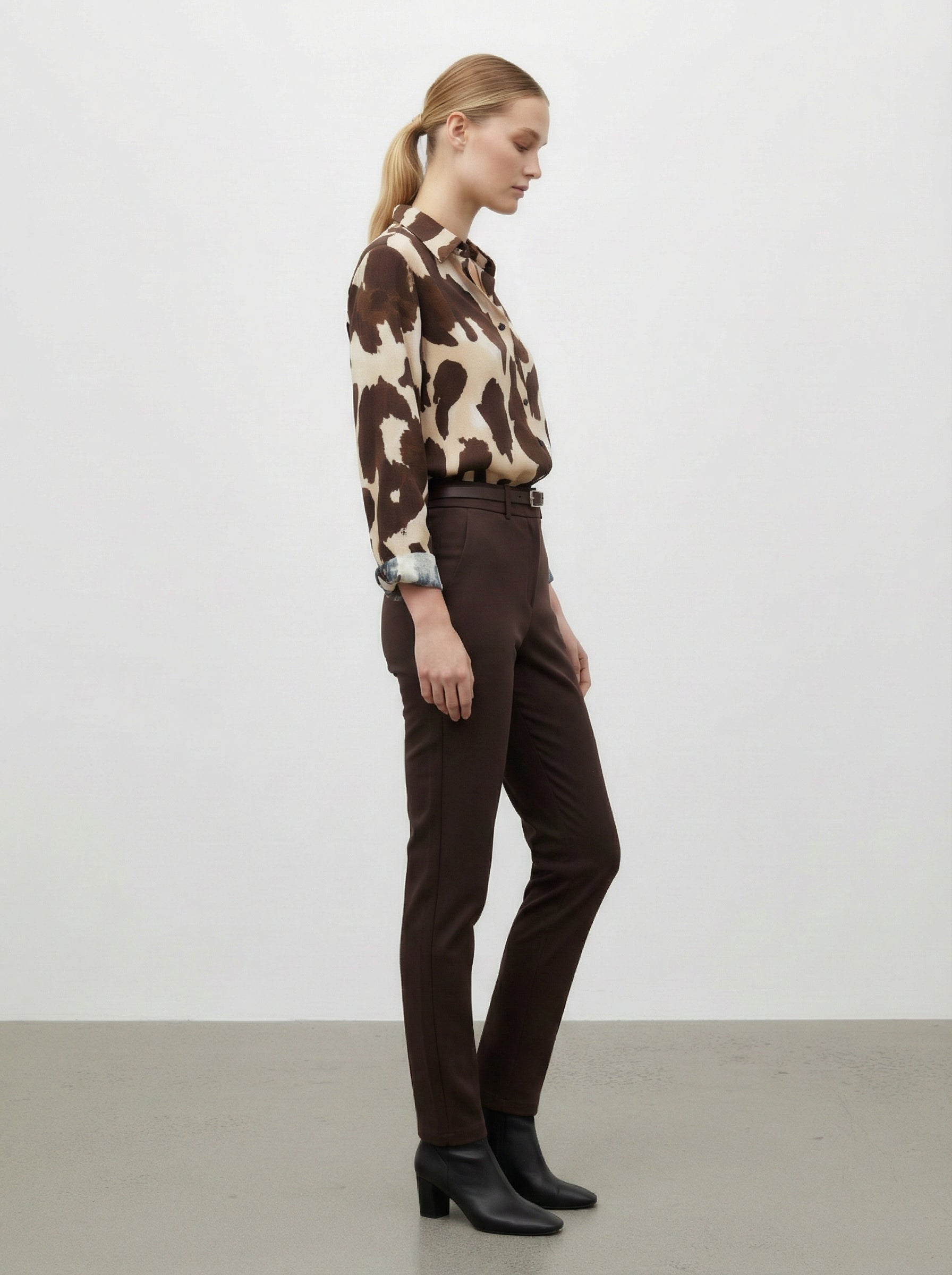 Camicia stampa animalier