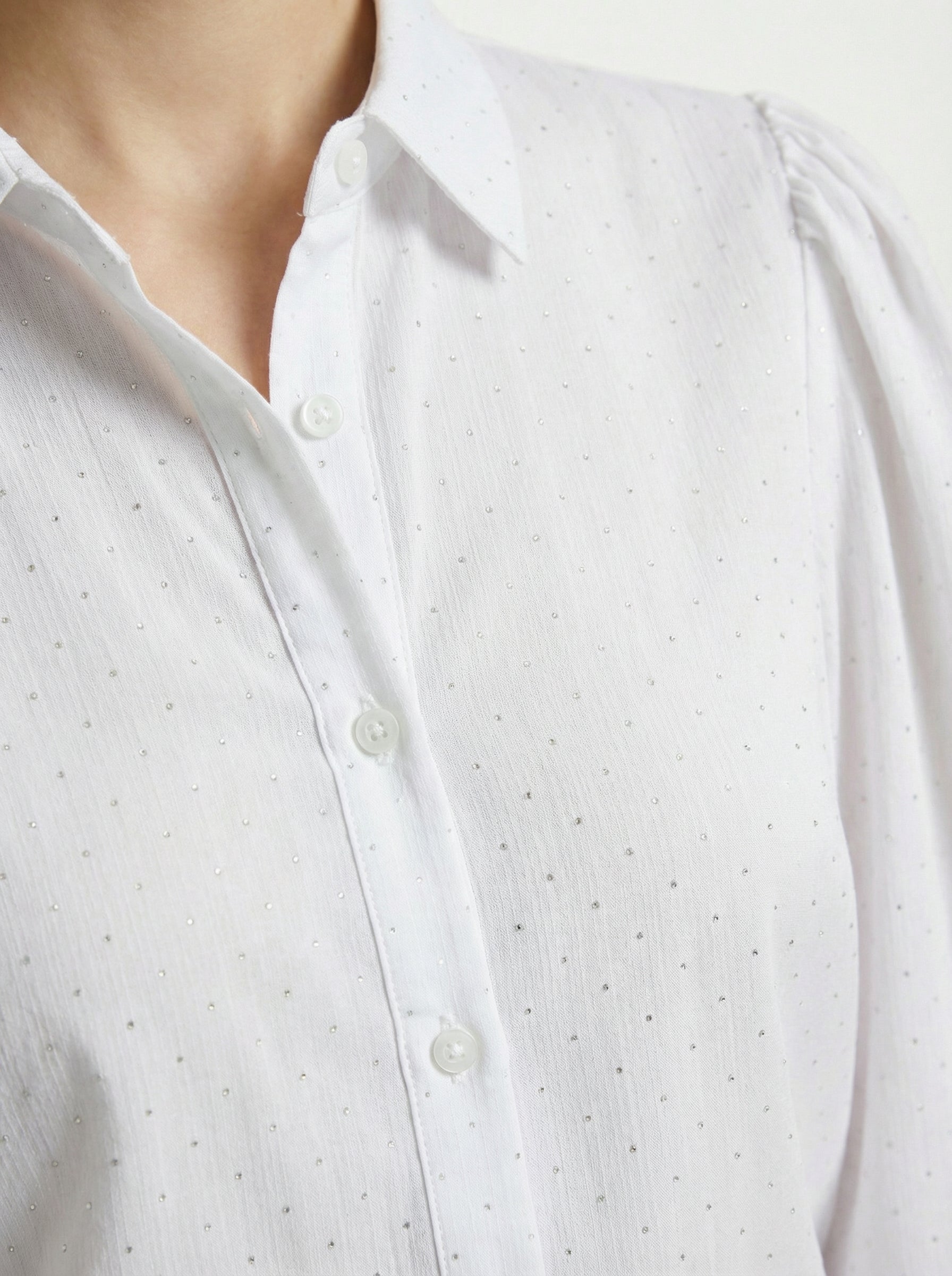 Camicia con strass