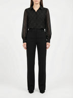 Camicia elegante con maniche a sbuffo