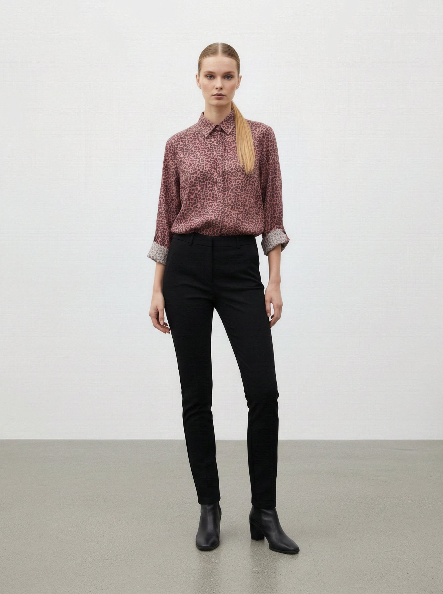 Camicia stampa animalier