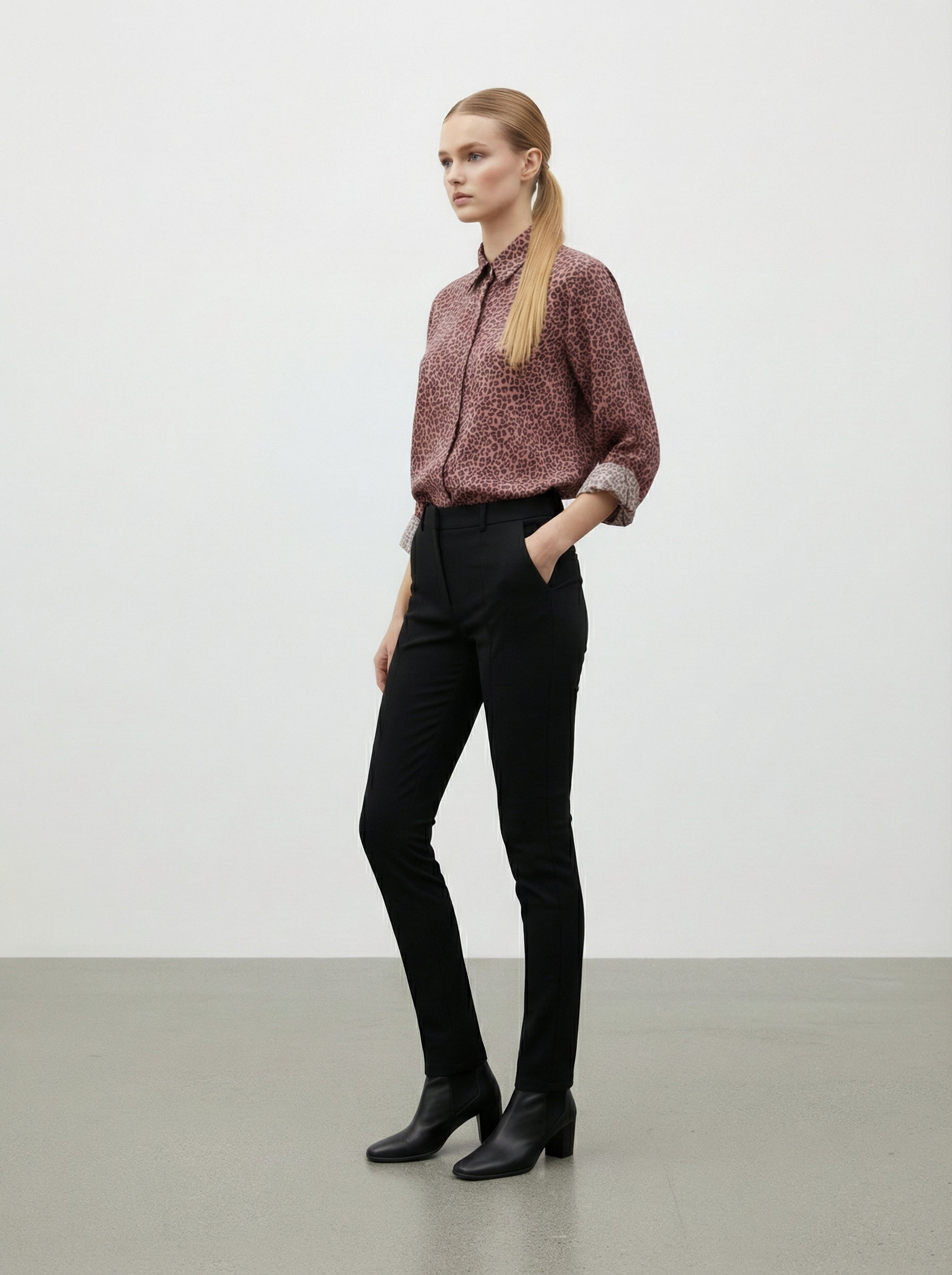 Camicia stampa animalier