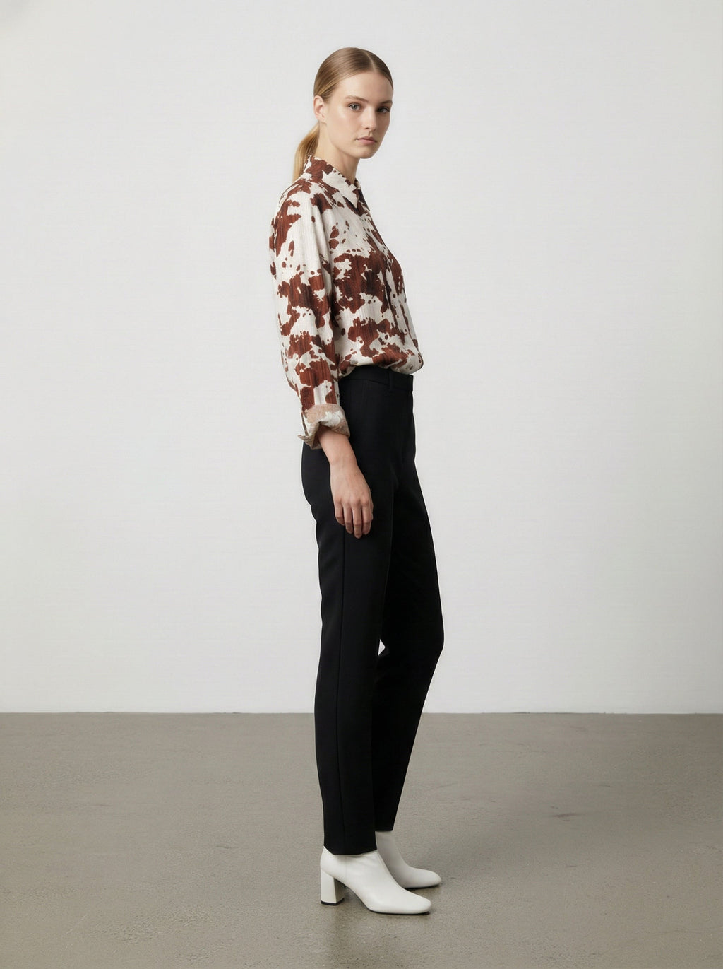 Camicia oversize con stampa