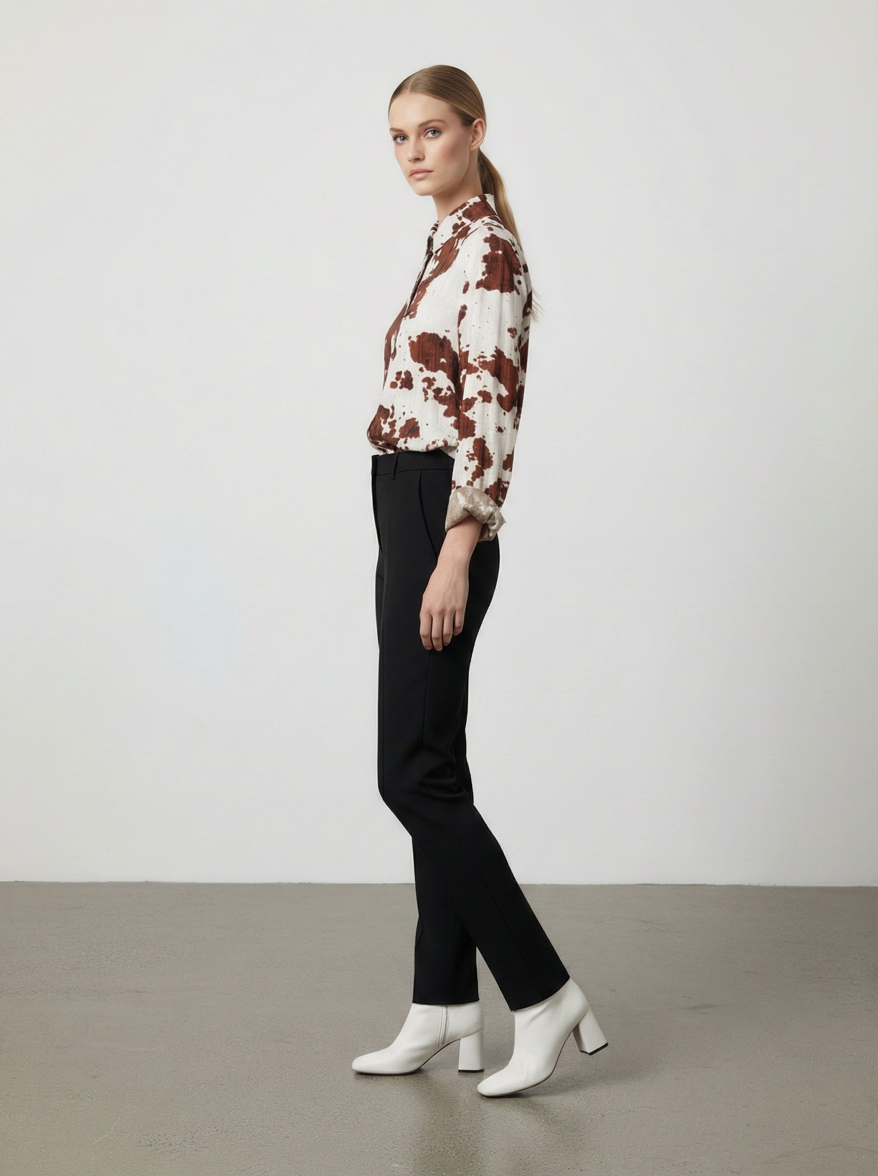 Camicia oversize con stampa