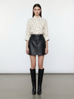 Camicia con stampa cuori