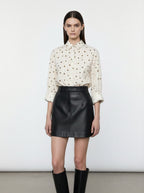 Camicia con stampa cuori