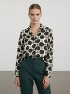 Camicia con fantasia a pois