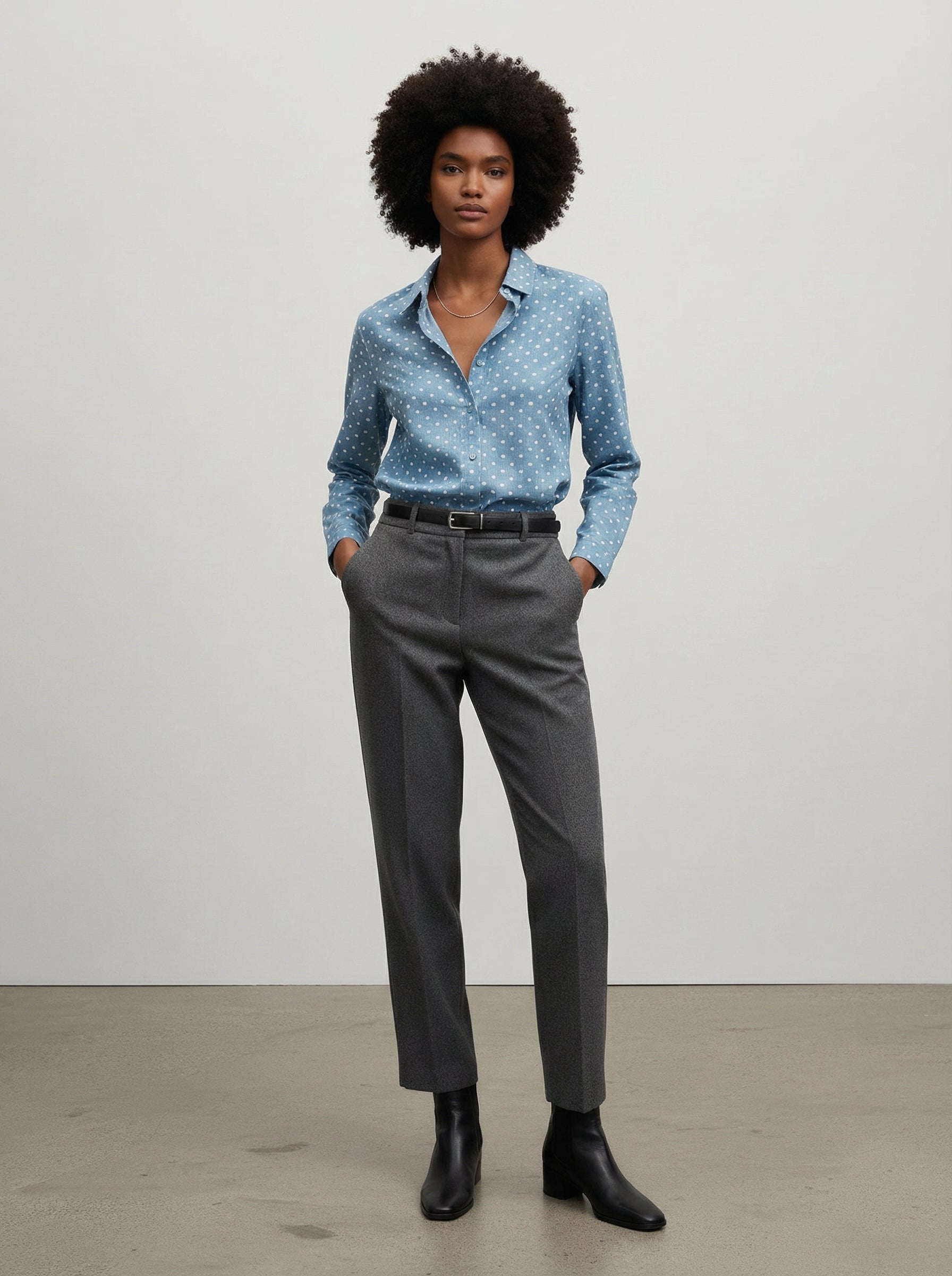 Camicia con cuoricini