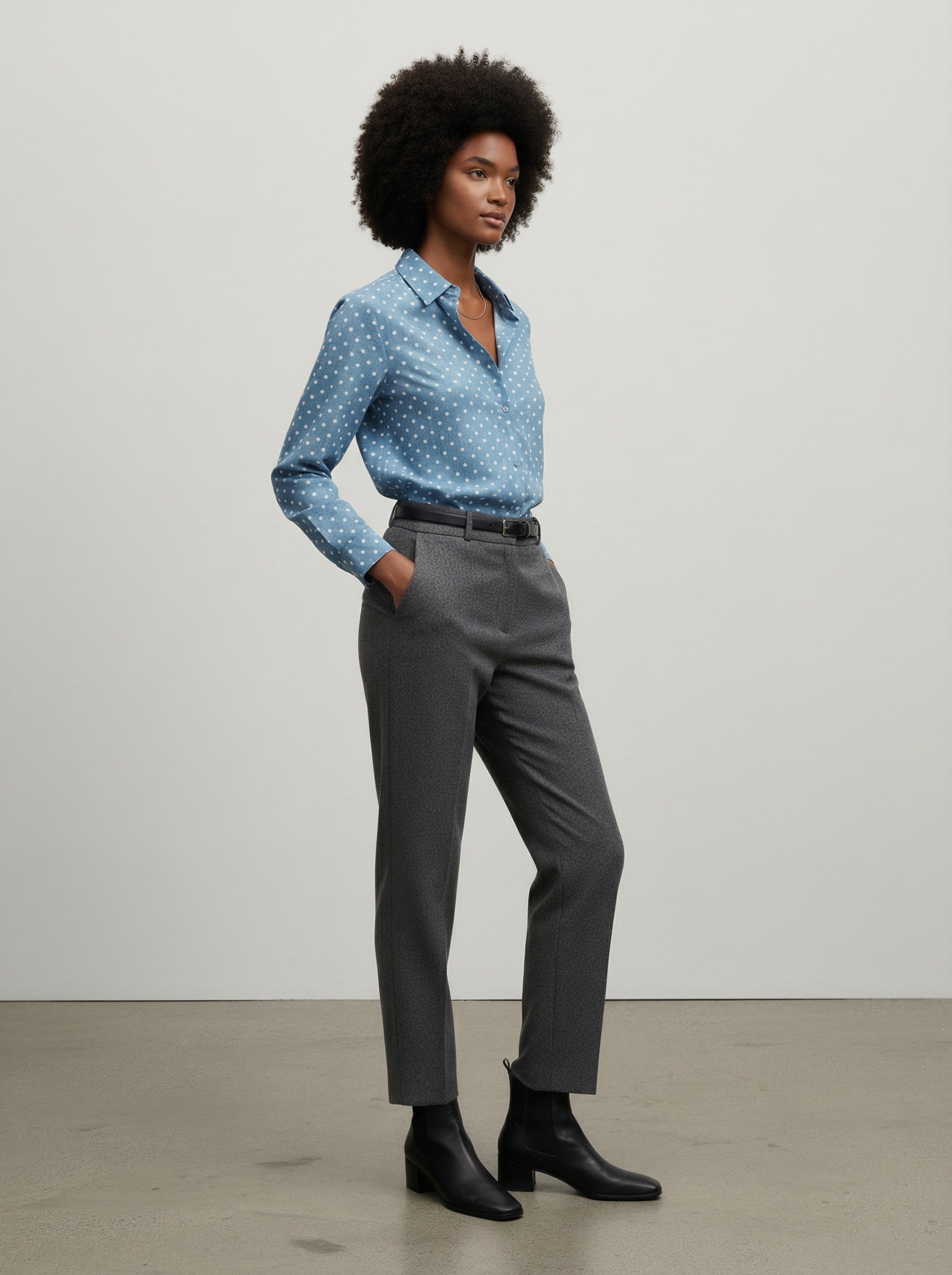 Camicia con cuoricini