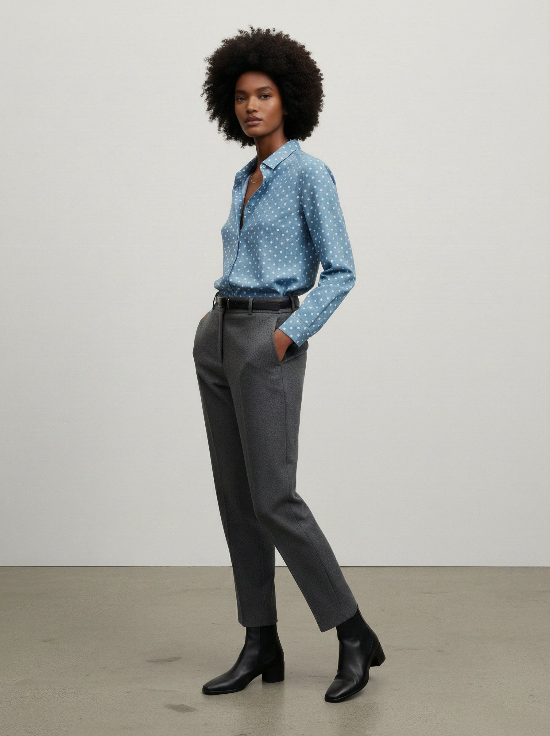 Camicia con cuoricini