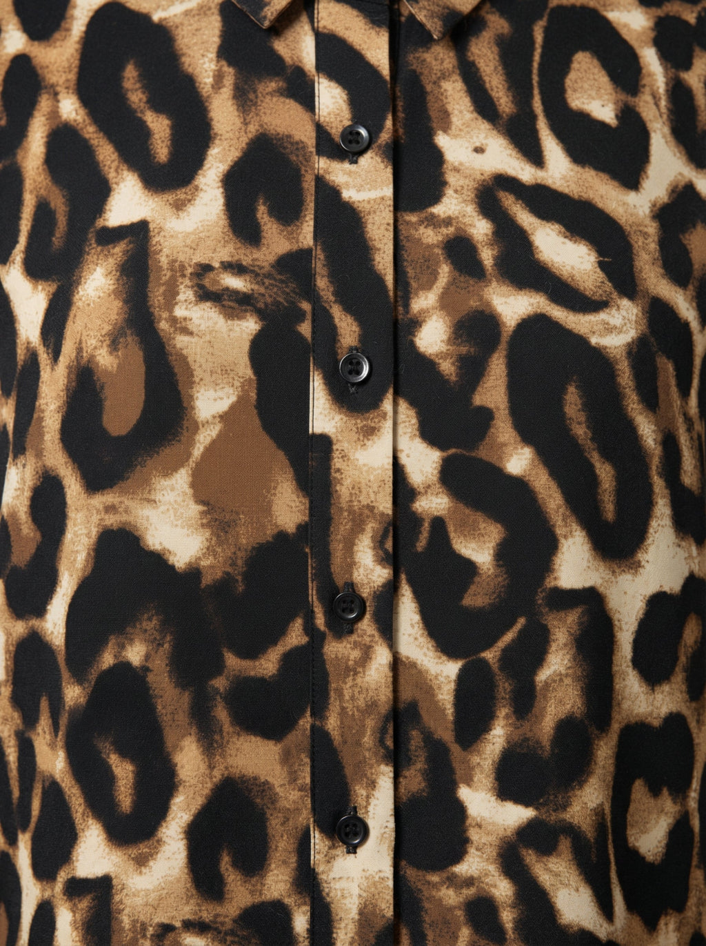 Abito camicia leopardata con cintura
