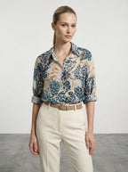 Camicia in seta e cotone