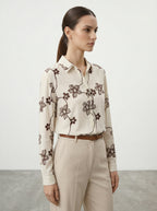 Camicia con fiori