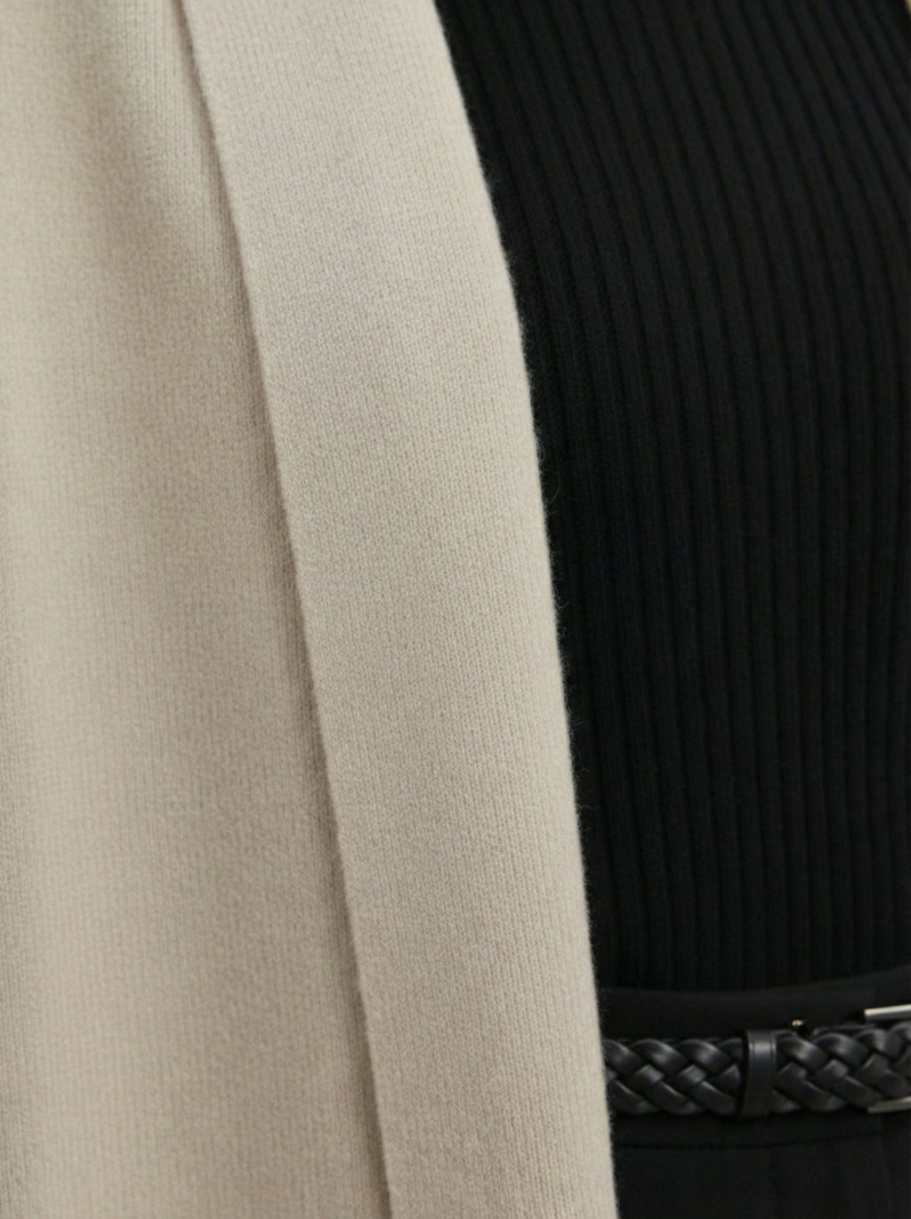 Cardigan lungo con tasche