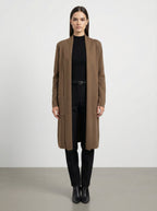 Cardigan lungo con tasche