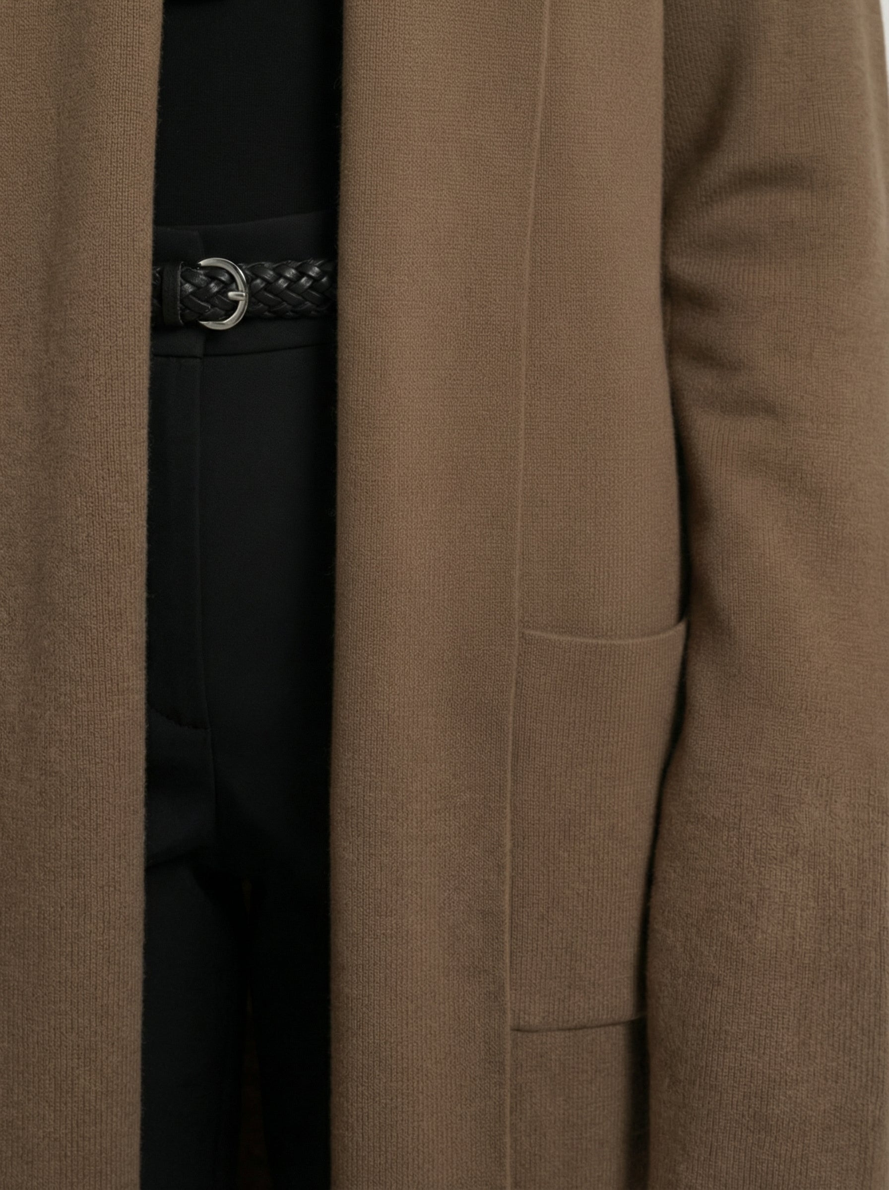 Cardigan lungo con tasche