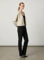 Cardigan chic con bottoni