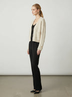Cardigan chic con bottoni
