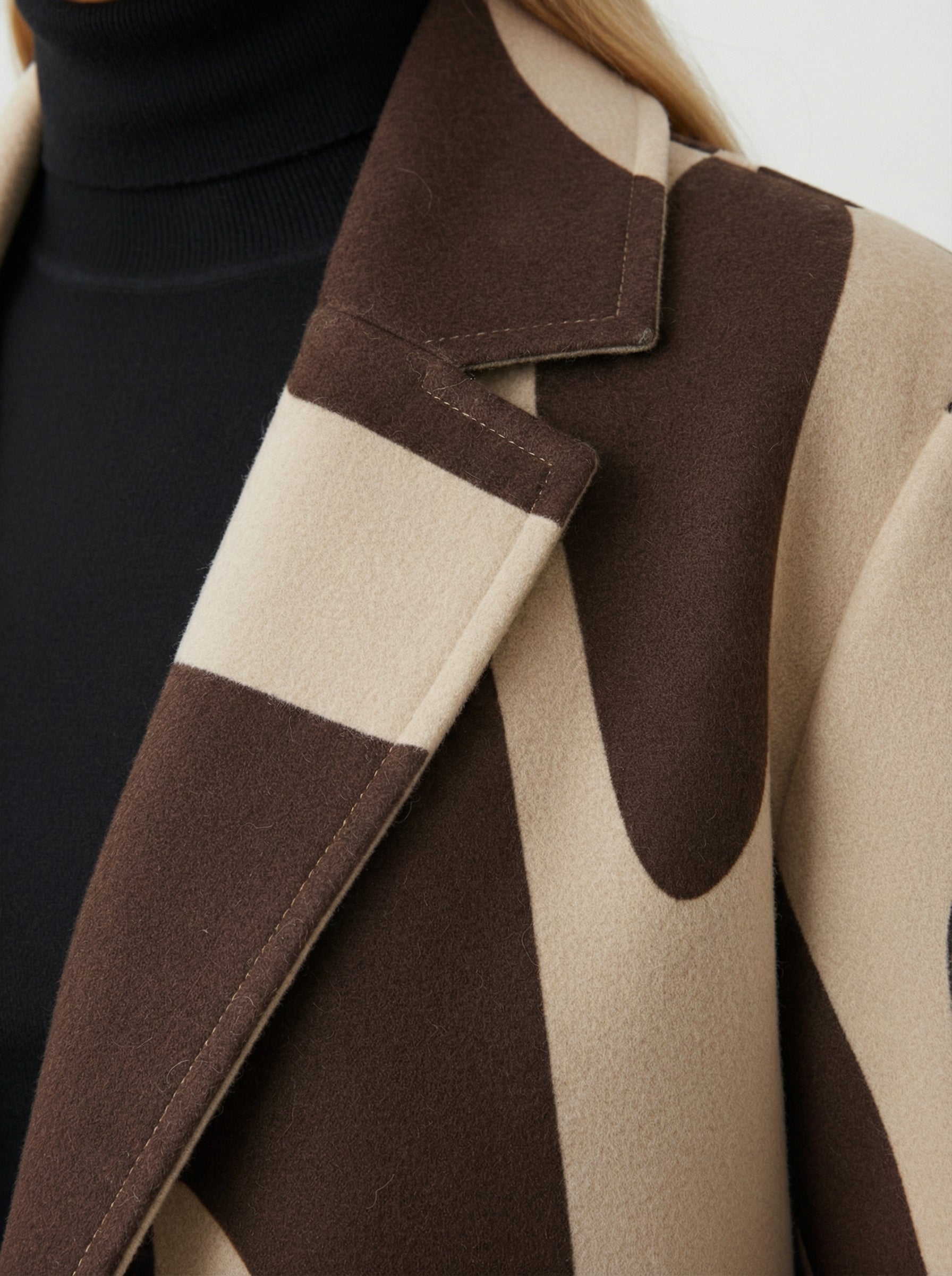 Cardigan lungo con stampa fantasia