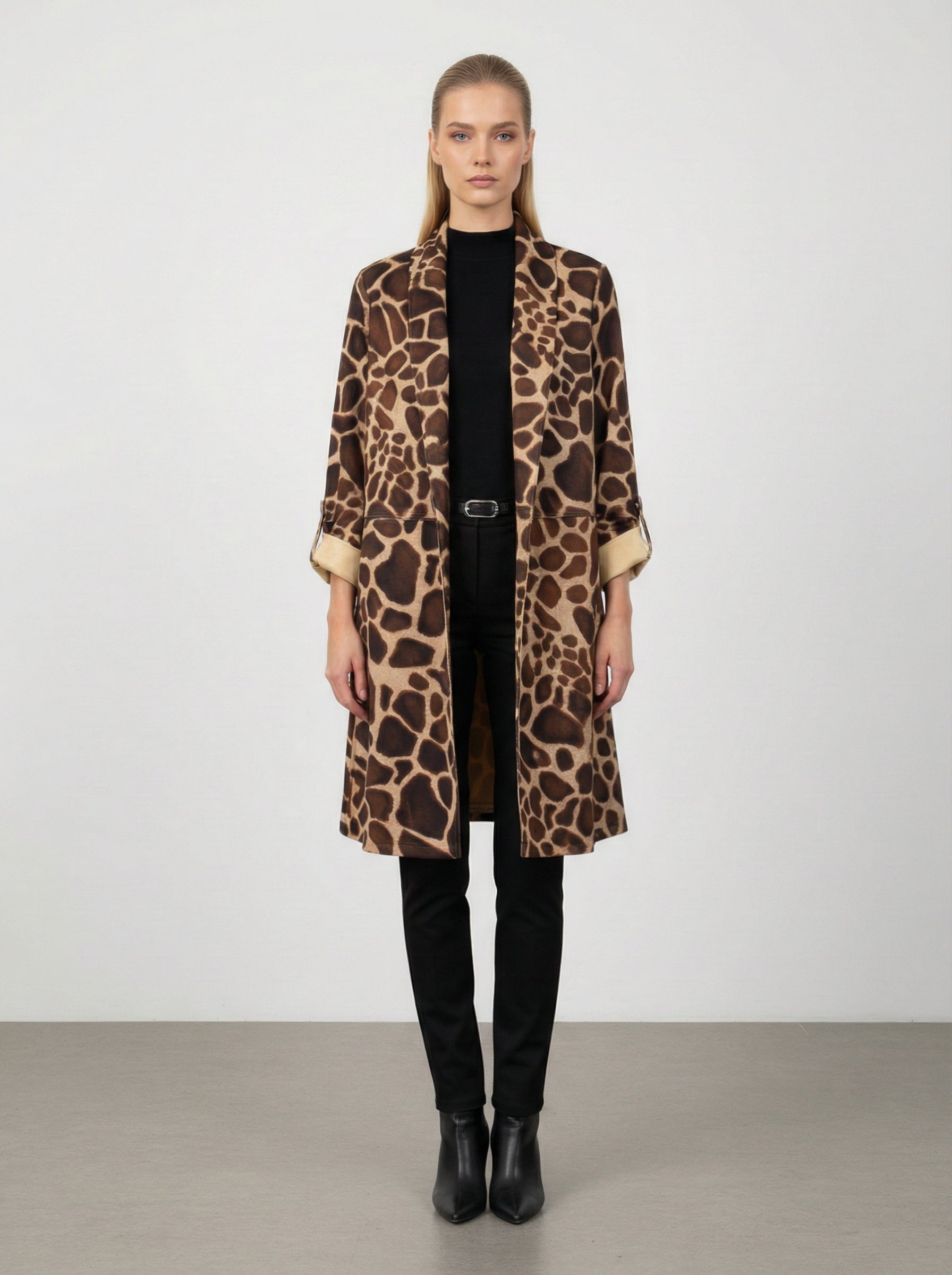 Cardigan animalier elegante