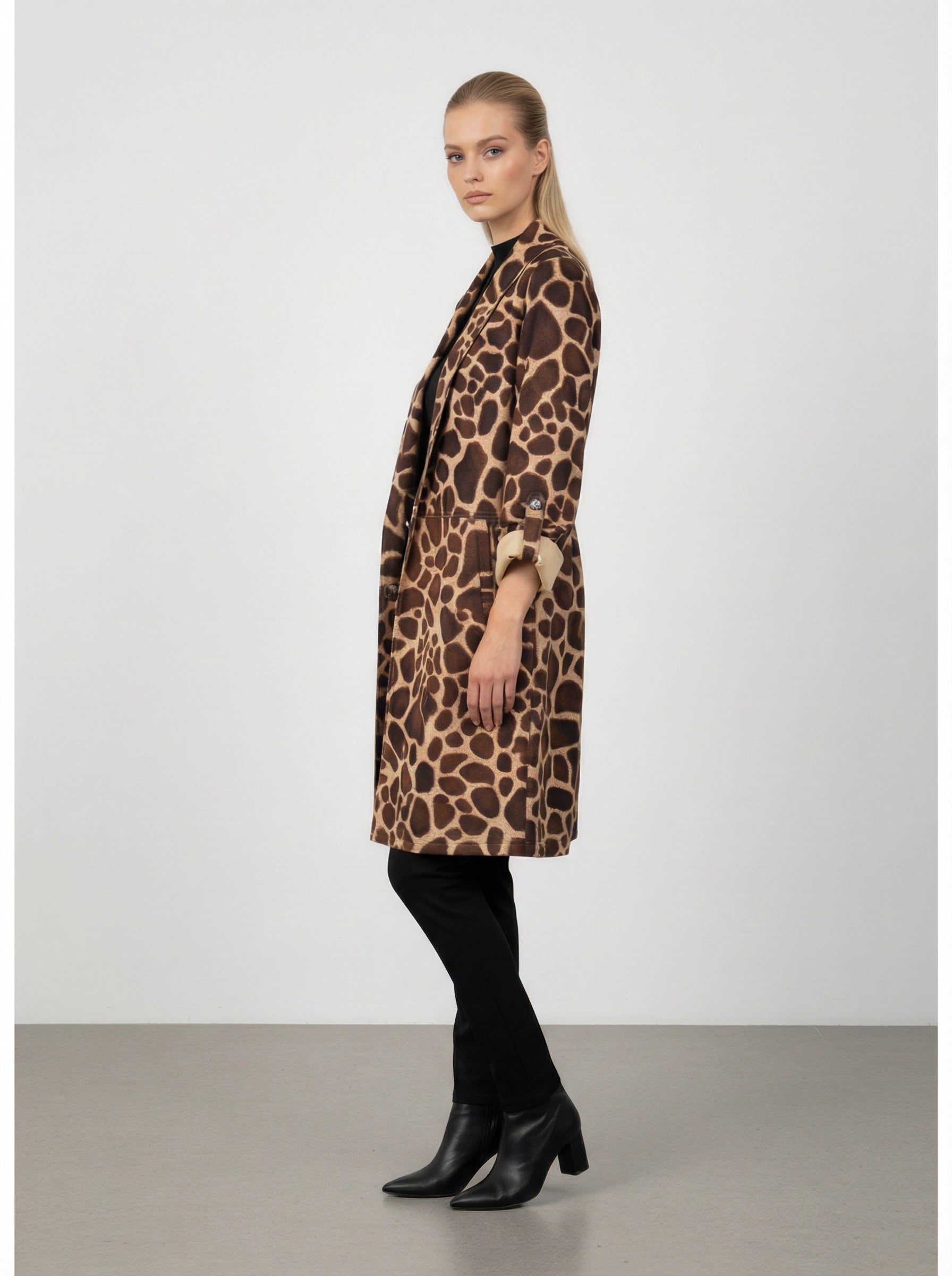 Cardigan animalier elegante