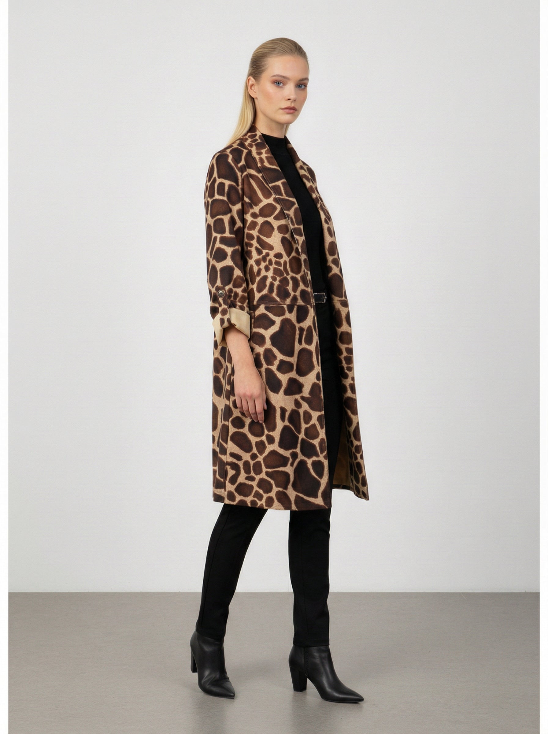 Cardigan animalier elegante