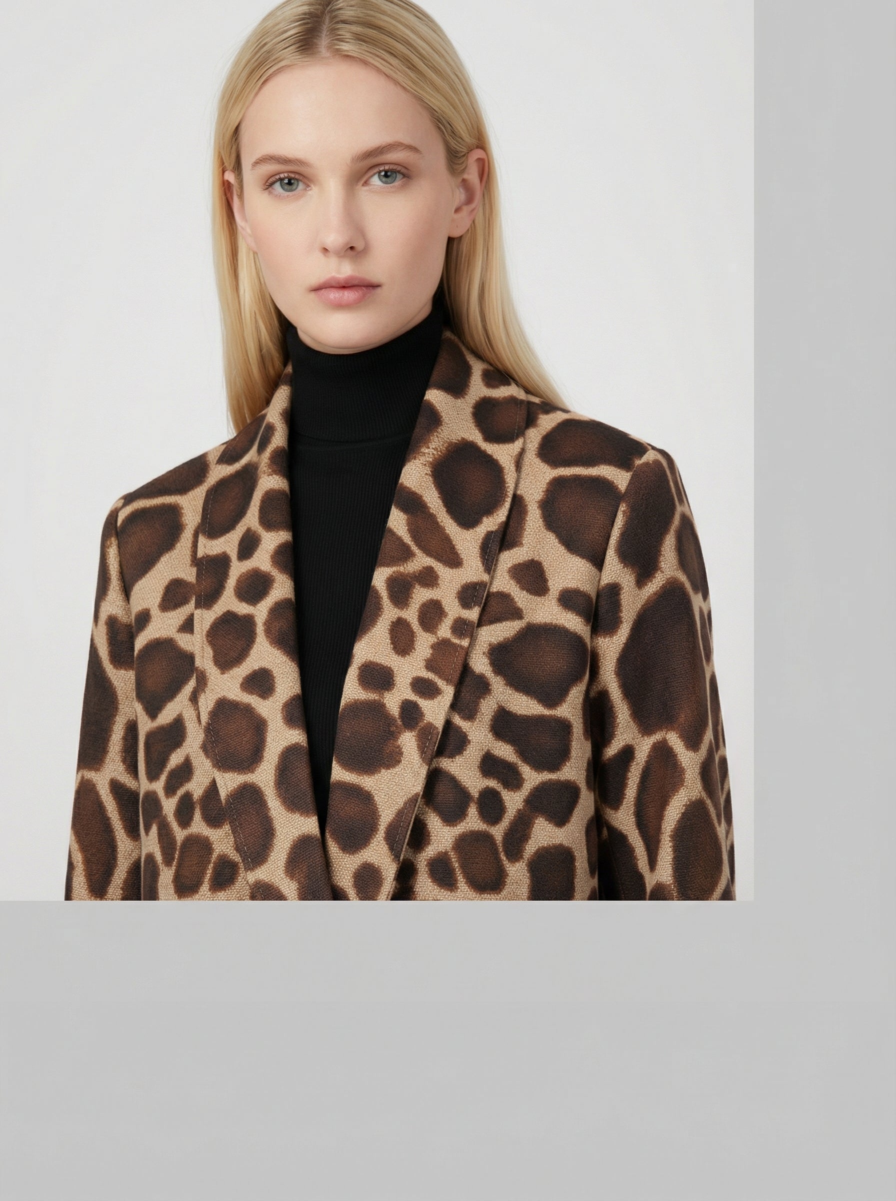 Cardigan animalier elegante