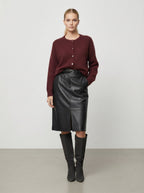 Cardigan in lana con bottoni