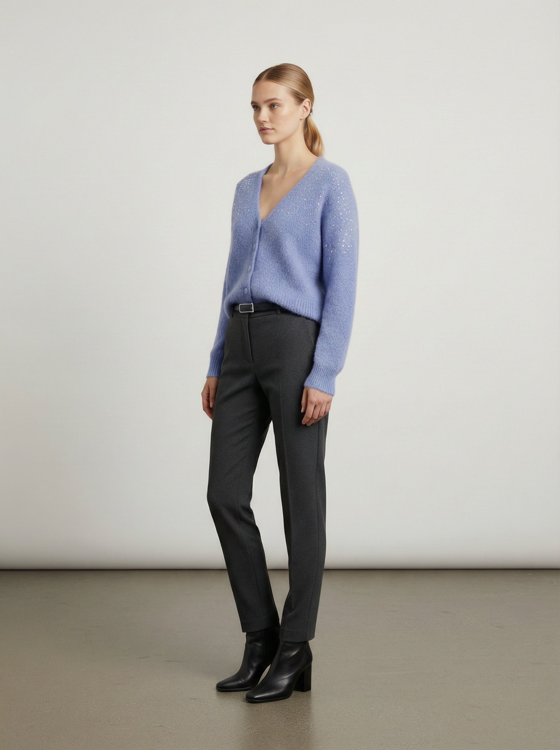 Cardigan con paillettes