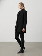 Cardigan lungo con scollo rotondo